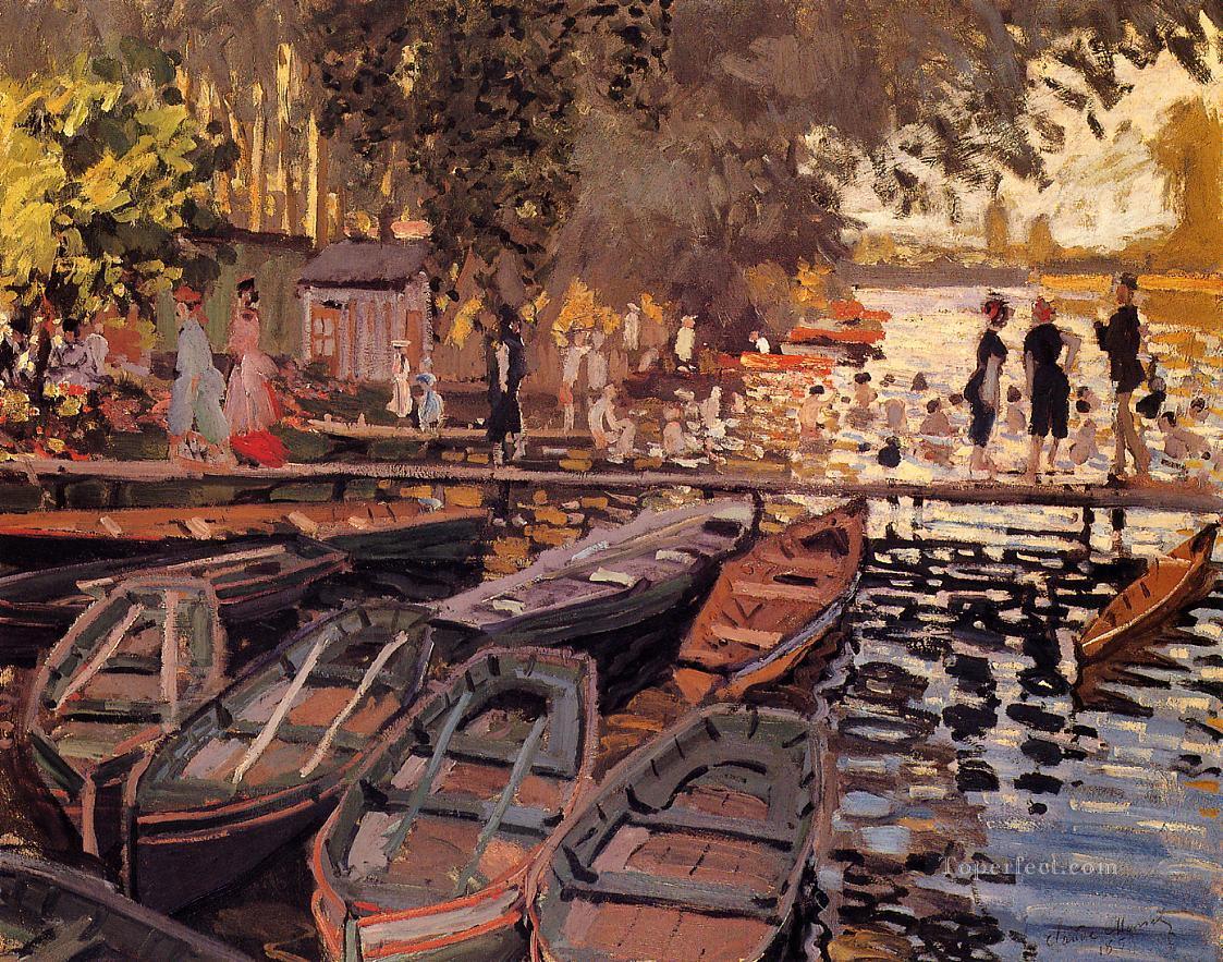 Bathers at La Grenouillere Claude Monet Oil Paintings